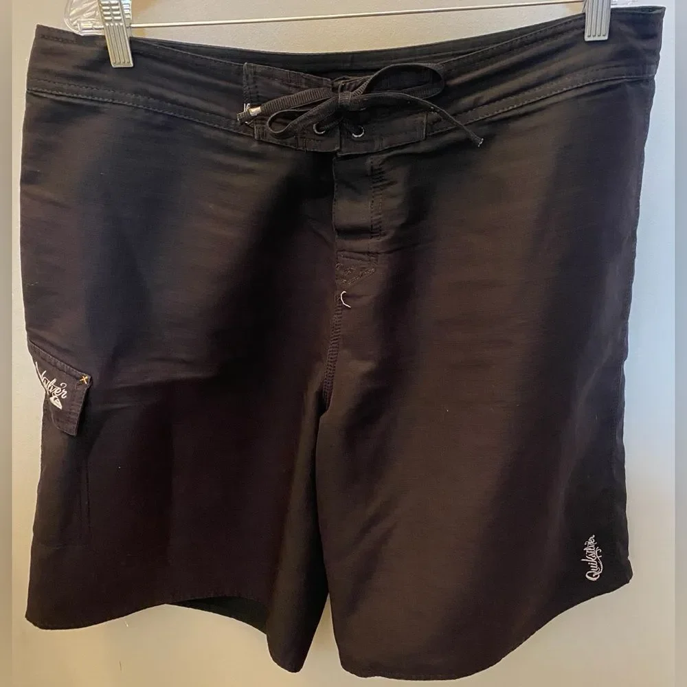Quiksilver Black Swim Trunks Men's